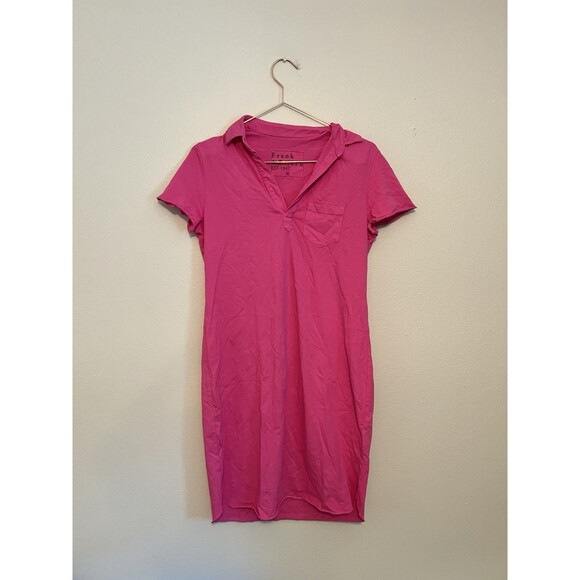 Frank & Eileen Lauren Heritage‎ Jersey Polo Dress Pink Size Medium - Picture 6 of 12
